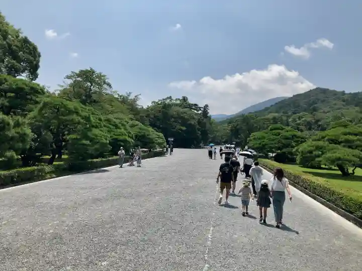 伊勢神宮内宮(皇大神宮)の景色