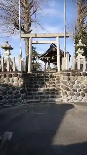 神明社（神明津子新田）の鳥居