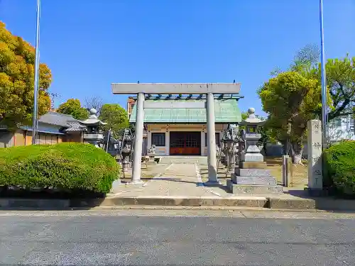 神明社（万町神明社）の鳥居