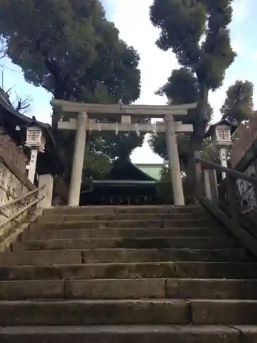 西向天神社の鳥居