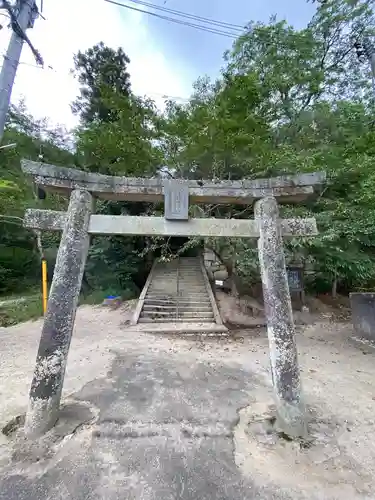 軽部神社の鳥居