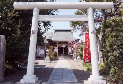 櫻井子安神社の鳥居