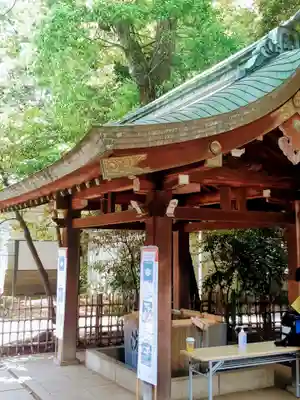渋谷氷川神社の手水舎