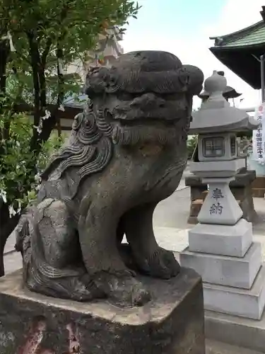 胡録神社の狛犬