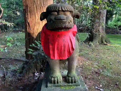 熊野神社の狛犬