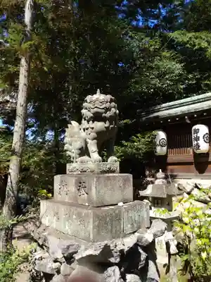 馬路石邊神社の狛犬