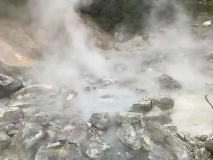 雲仙温泉神社の周辺
