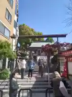 櫛田神社の鳥居