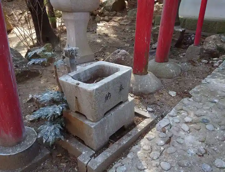 石森稲荷神社の手水舎