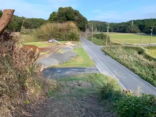 疱瘡神社の景色