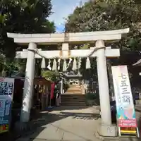 太子堂八幡神社の鳥居