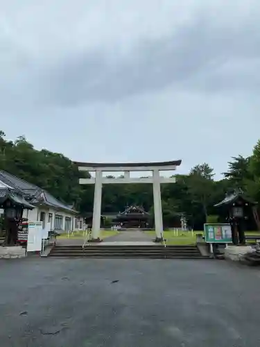 群馬県護国神社の鳥居
