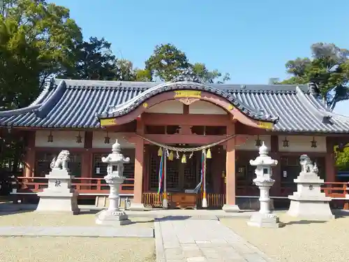 百済王神社の本殿・本堂