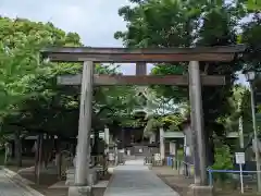 天祖諏訪神社の鳥居