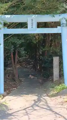 恋の水神社の鳥居