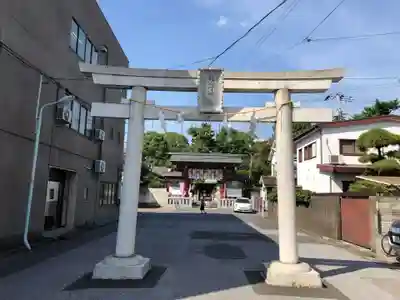 五方山熊野神社の鳥居