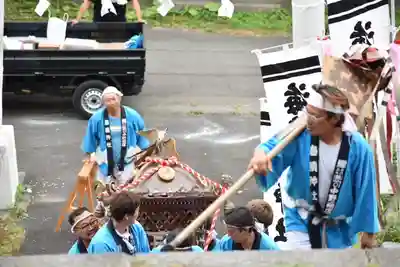 尻岸内八幡神社のお祭り