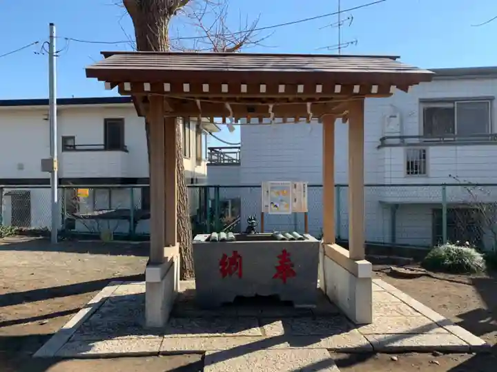 春ノ木神明社の手水舎