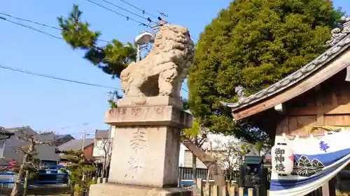 池鯉鮒社の狛犬