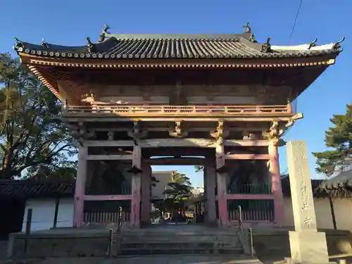葛井寺の山門・神門