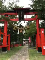 生島足島神社の鳥居