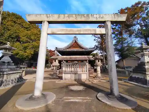 阿具麻神社の鳥居