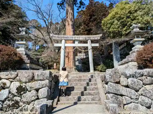 牛牧神社の鳥居