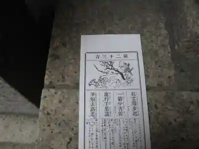 袋町お聖天 福生院のおみくじ