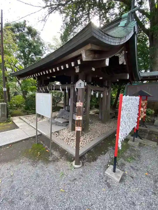 所澤神明社の手水舎
