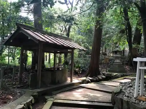 飯野高宮神山神社の手水舎