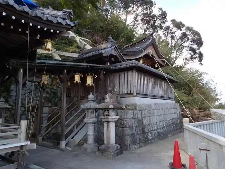 奥津嶋神社の本殿・本堂