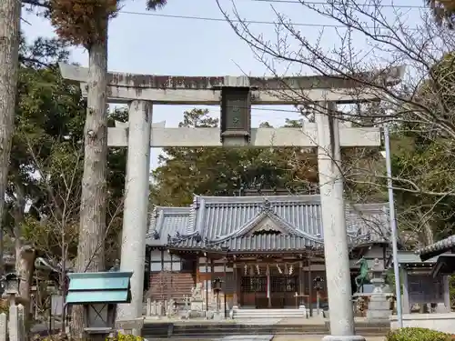 淡河八幡神社の鳥居