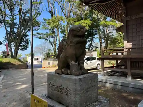 堀出神社の狛犬