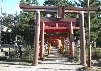 江島若宮八幡神社の鳥居