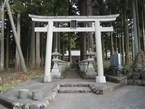 山宮浅間神社の鳥居