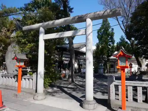 正ノ木稲荷 稲積神社の鳥居