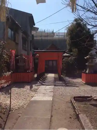 赤手拭稲荷神社の鳥居