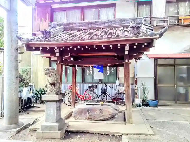 神明社(伊勢山神明社)の手水舎
