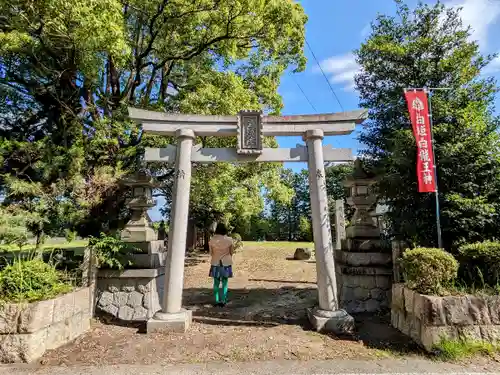 鹿八大龍王社の鳥居