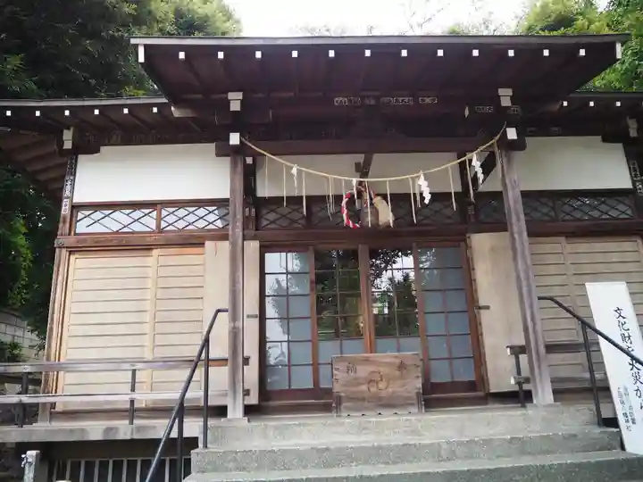 上田端八幡神社の本殿・本堂