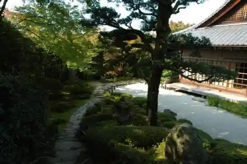 金福寺の庭園