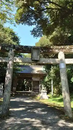 倭文神社の鳥居