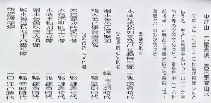 無量光院の歴史