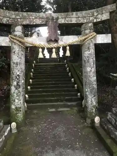 坪谷神社の鳥居