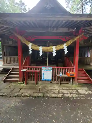 安住神社の本殿