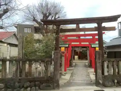 天王坊稲荷神社の鳥居