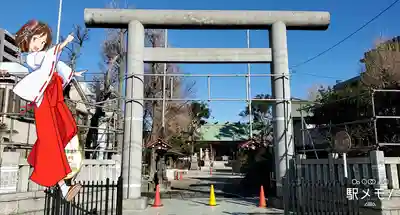 上平井天祖神社の鳥居