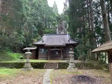 河伯神社の本殿・本堂