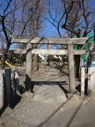 浮島稲荷神社の鳥居