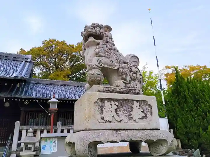 神明神社(高棚神明神社)の狛犬